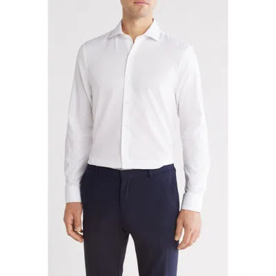 PERRY ELLIS PERRY ELLIS SYCAMORE DOBBY SLIM DRESS SHIRT