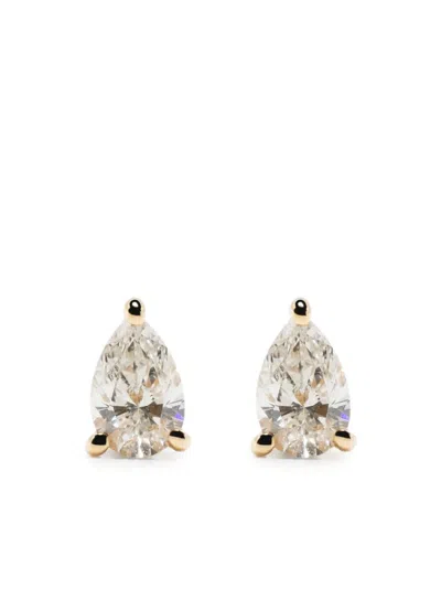 PERSÉE 18KT YELLOW GOLD DIAMOND STUD EARRING