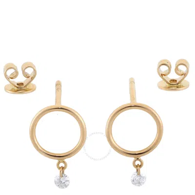 PERSÉE PERSEE YELLOW GOLD BOHEME DIAMOND EARRINGS