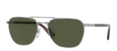 PERSOL PERSOL 0PO2494S 513/31 GUNMETAL/ GREEN MEN'S SUNGLASSES