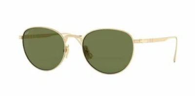 PERSOL PERSOL 0PO5002ST 80004E GOLD/GREEN SUNGLASSES