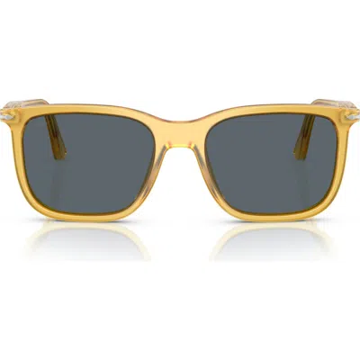 PERSOL PERSOL 53MM RECTANGULAR SUNGLASSES