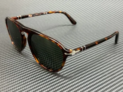 PERSOL PERSOL PO3302S 24 31 BROWN HAVANA GREEN 55 MM SUNGLASSES
