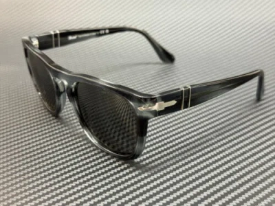 PERSOL PERSOL PO3333S 1192B1 STRIPED GREY MEN'S 51 MM SUNGLASSES