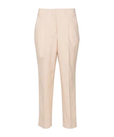 PESERICO CHAIN-DETAIL TAPERED-LEG TROUSERS