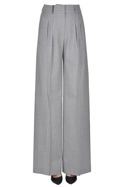 PESERICO DARTS WIDE LEG TROUSERS