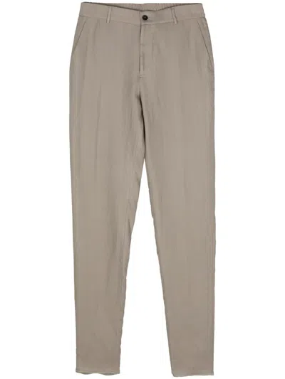 PESERICO LINEN TAPERED TROUSERS