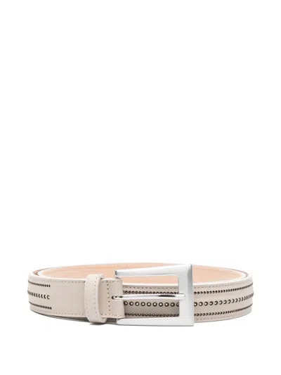 PESERICO PERFORATED CALFSKIN BELT