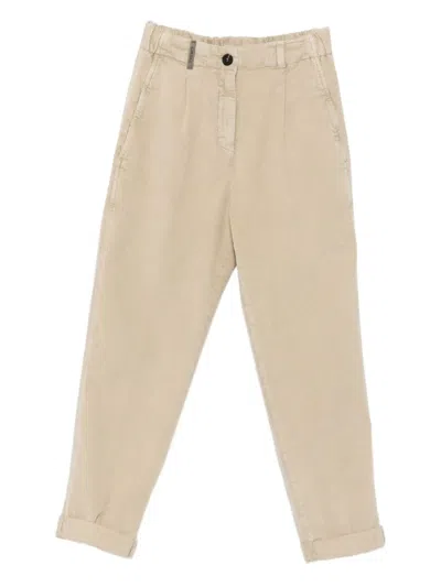 PESERICO PLEATED CUFFED TROUSERS