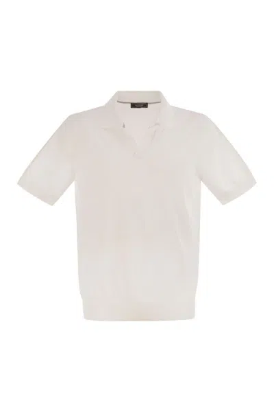 PESERICO PESERICO POLO SHIRT IN PURE COTTON YARN