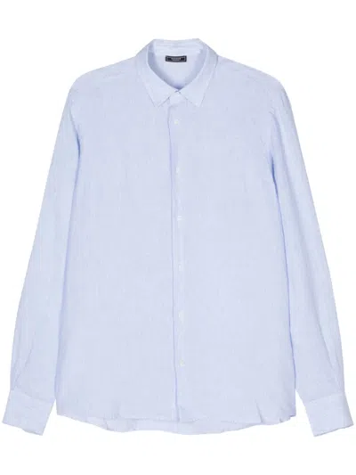 PESERICO STRIPED LINEN SHIRT