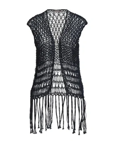 PESERICO PESERICO WOMAN CARDIGAN NAVY SIZE 6 COTTON