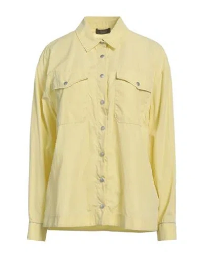 PESERICO PESERICO WOMAN SHIRT LIME GREEN SIZE 14 POLYAMIDE