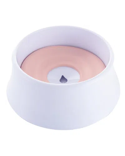 PET LIFE DISCONTINUED PET LIFE PUD GUARD ANTI SPILL FLOATING WATER & FOOD BOWL