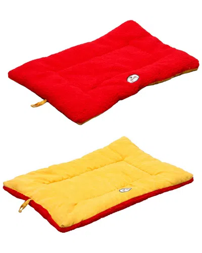 PET LIFE PET LIFE ECO PAW REVERSIBLE ECO FRIENDLY PET BED