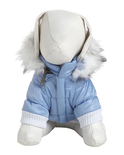 PET LIFE PET LIFE METALLIC FASHION PET PARKA COAT