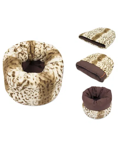 PET P.L.A.Y. P.L.A.Y. PET LIFESTYLE AND YOU FLUFFY CONVERTIBLE DOG SNUGGLE BED