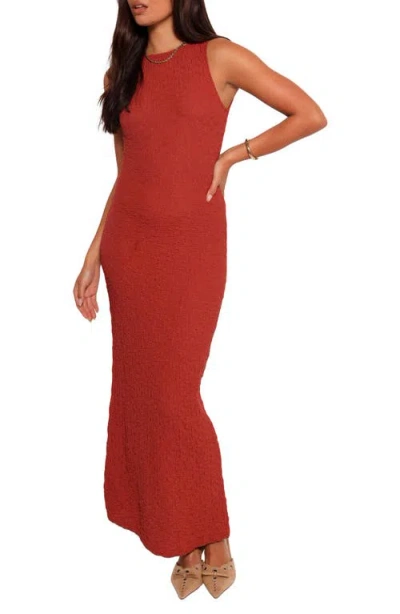 PETAL AND PUP PETAL & PUP CLARK TEXTURE SLEEVELESS MAXI DRESS