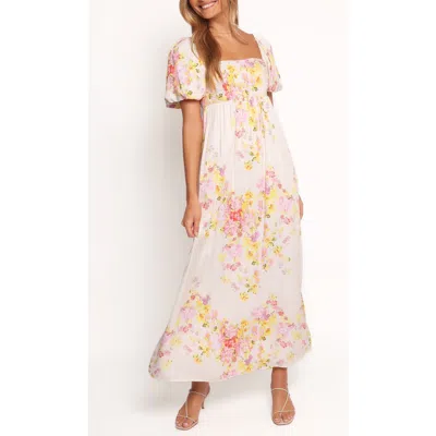 PETAL AND PUP PETAL & PUP DELANEY FLORAL PUFF SLEEVE MAXI DRESS
