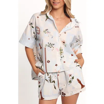 PETAL AND PUP PETAL & PUP JAYMES OVERSIZED COTTON CAMP SHIRT