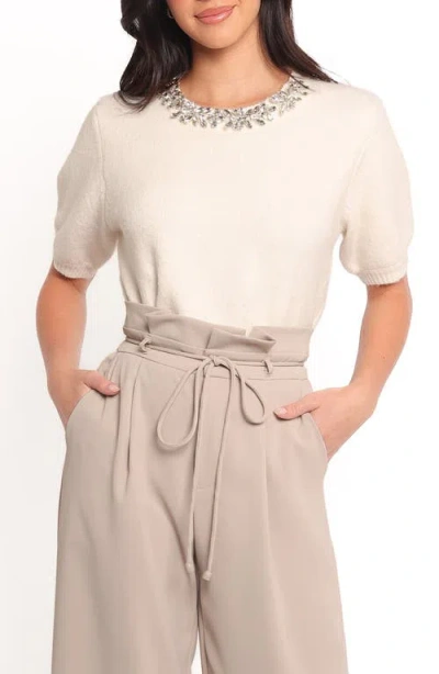 PETAL AND PUP PETAL & PUP ORLANA EMBELLISHED SWEATER