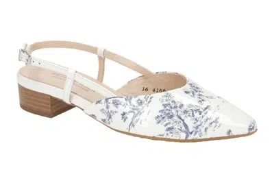 PETER KAISER PETER KAISER SCHUHE AINA 25 WEISS DAMENSCHUHE SLING PUMPS 24567736 NEU