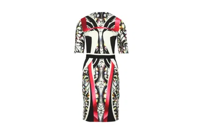 PETER PILOTTO GEOMETRIC PRINT SHEATH DRESS IN MULTICOLOR POLYESTER