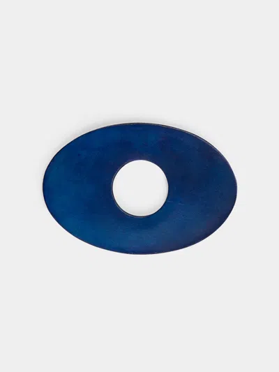 PETER SPELIOPOULOS PROJECTS HAND-STAINED LEATHER NAPKIN RINGS (SET OF 4)