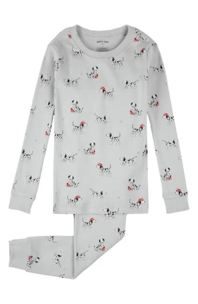PETIT LEM PETIT LEM KIDS' FIREFIGHTER DALMATIAN PRINT FITTED TWO-PIECE PAJAMAS