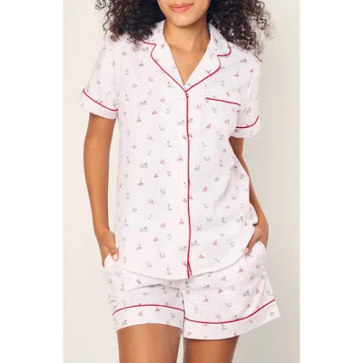 PETITE PLUME PETITE PLUME COTTON TWILL SHORTS PAJAMAS
