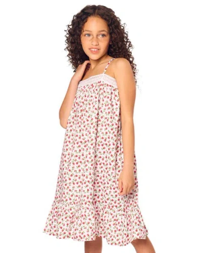 PETITE PLUME PETITE PLUME KIDS' LILY FLORAL PRINT TWILL NIGHTGOWN