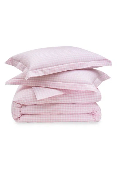 PETITE PLUME PETITE PLUME SIGNATURE COLLECTION GINGHAM DUVET COVER & SHAMS SET