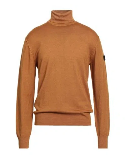 PEUTEREY PEUTEREY MAN TURTLENECK CAMEL SIZE XXL WOOL