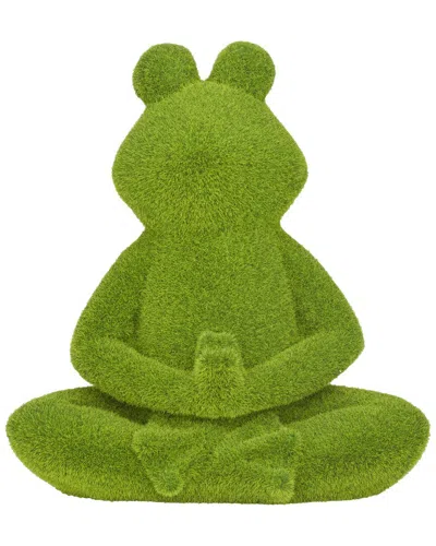 PEYTON LANE PEYTON LANE ECLECTIC FROG CERAMIC GARDEN SCULPTURE