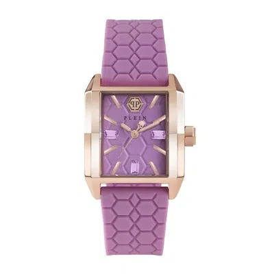 PHILIP PLEIN PHILIPP PLEIN LILAC WOMEN'S ANALOGUE WATCH OFFSHORE SQUARE PWMAA0322