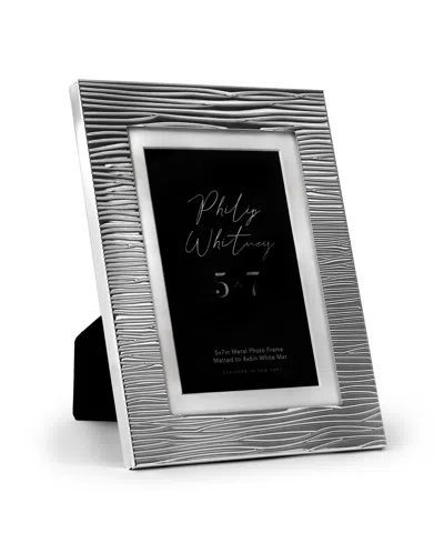 PHILIP WHITNEY JULIE METAL PICTURE FRAME, 5" X 7"