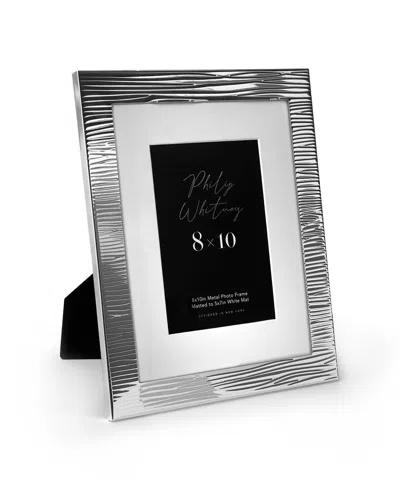 PHILIP WHITNEY JULIE METAL PICTURE FRAME, 8" X 10"