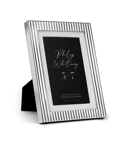 PHILIP WHITNEY KELLY METAL PICTURE FRAME, 5" X 7"