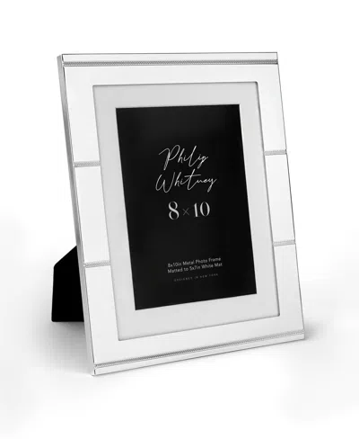 PHILIP WHITNEY LANDIS METAL PICTURE FRAME, 8" X 10"