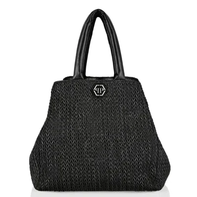 PHILIPP PLEIN PHILIPP PLEIN BIG HOBO BAG ICONIC PLEIN