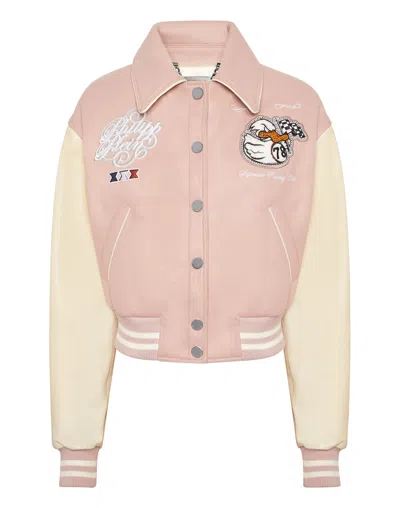 PHILIPP PLEIN BOMBER JACKET COLLEGE PP DUCK