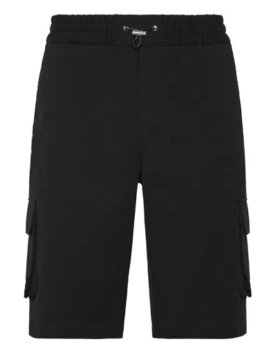 PHILIPP PLEIN CARGO SHORTS RACING CLUB
