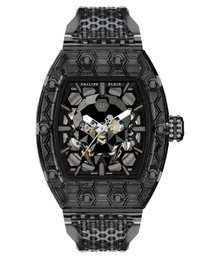 PHILIPP PLEIN CRYPTO KING BLACK CRY$TAL GHOST WATCH