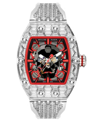 PHILIPP PLEIN CRYPTO KING RED CRY$TAL $LAYER WATCH