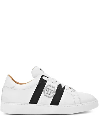PHILIPP PLEIN HEXAGON LO-TOP SNEAKERS