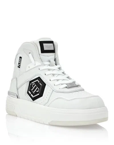 PHILIPP PLEIN HI-TOP SNEAKERS SK8R PLEIN HIGH