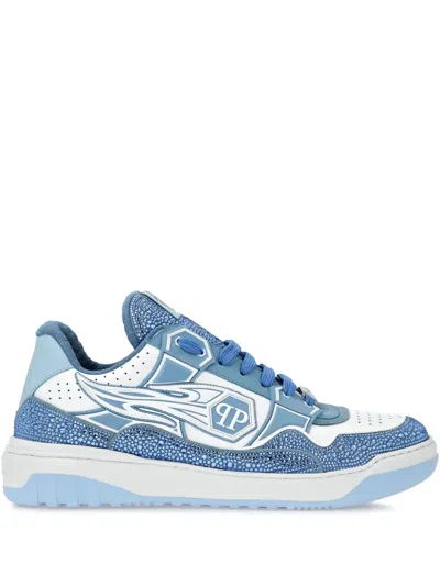 PHILIPP PLEIN MOON WALKER LOW-TOP SNEAKERS