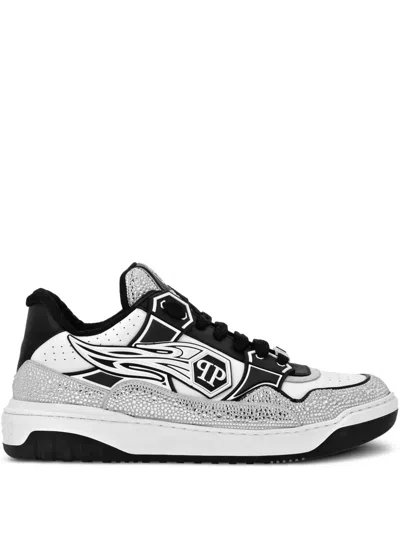 PHILIPP PLEIN MOON WALKER LOW-TOP SNEAKERS