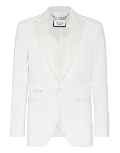 PHILIPP PLEIN LIGHT WOOL BLAZER LORD FIT