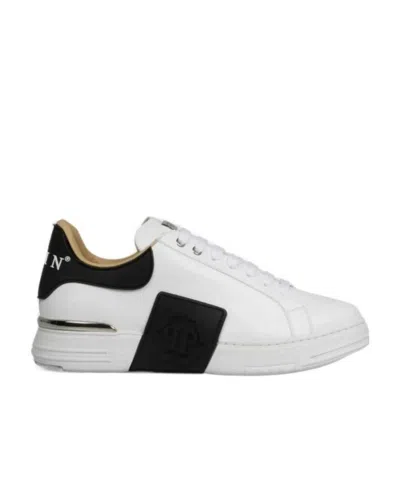 PHILIPP PLEIN PHILIPP PLEIN LOGO PLAQUE LOW-TOP SNEAKERS